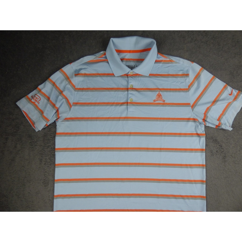 Nike Golf Tour Performance Dri-FIT Polo Shirt AT&T National Congressional Blue L